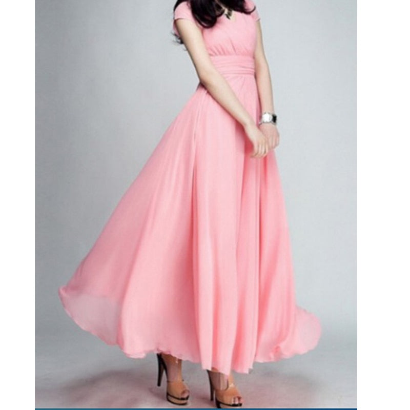 Plus Size Floor-length Elegant Dress