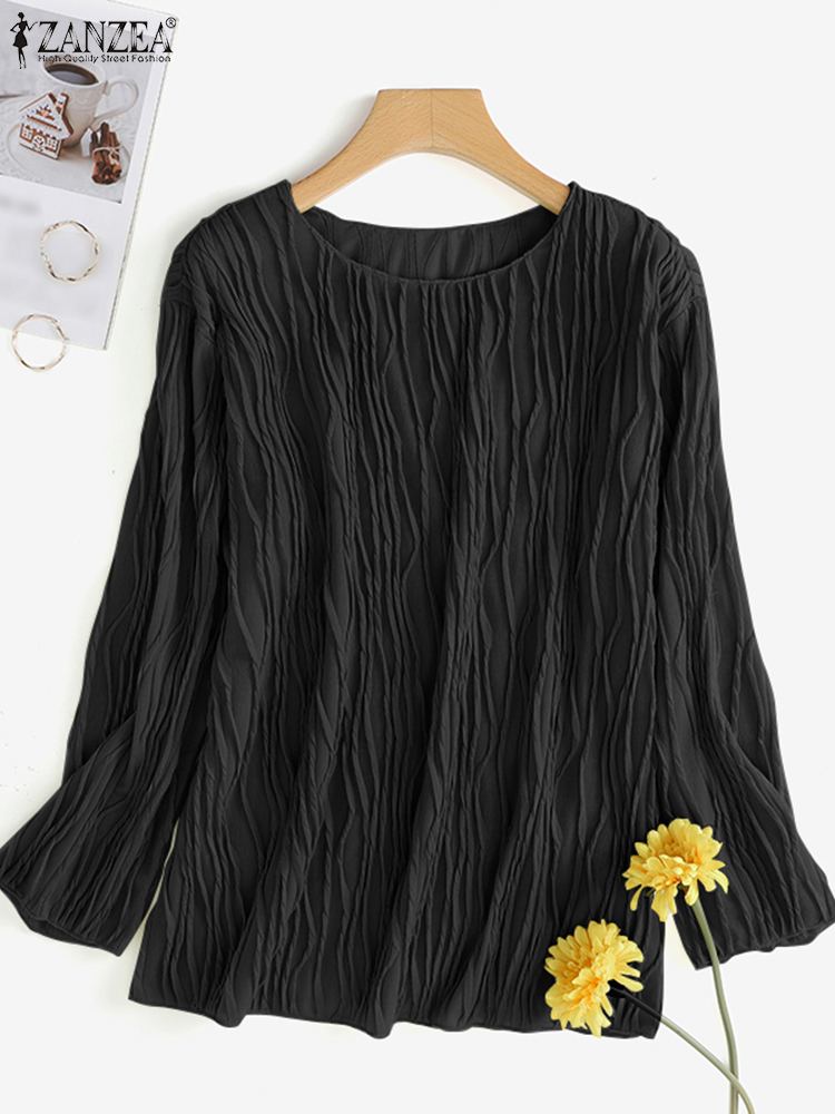 Loose Fit Chiffon Blouse.