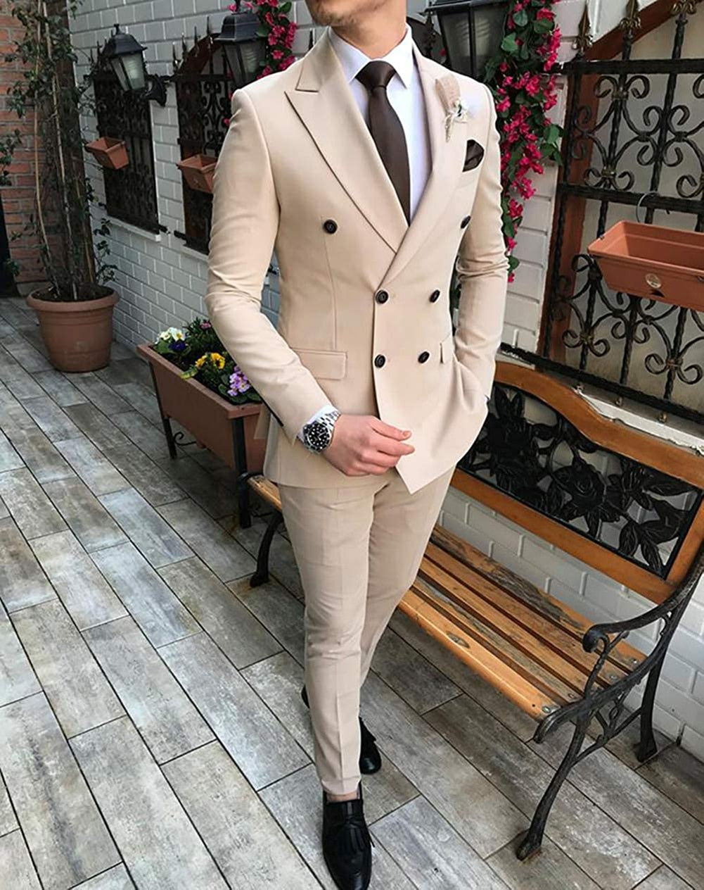 "The Upper Class" Men's Double-Breasted Suit