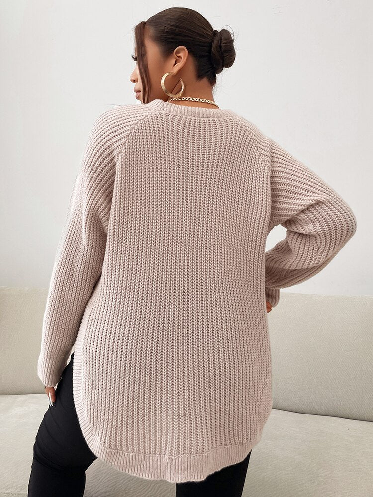 Wool Plus Size Pullover