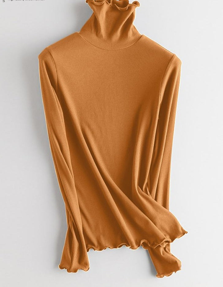 Long Sleeve Autumn Turtleneck Top