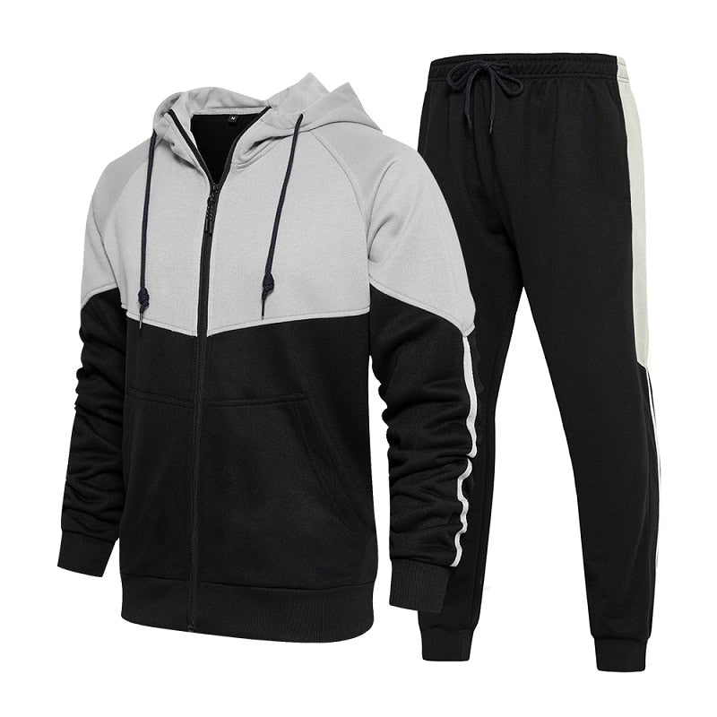 Men's  2-Piece Zippered Hoodies