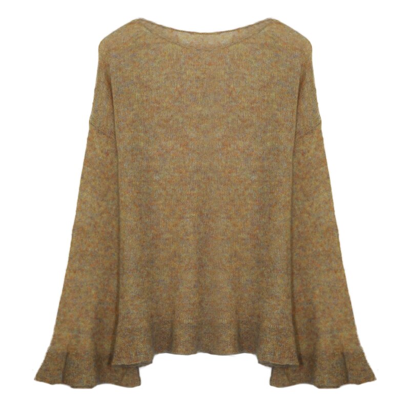 Mohair Knitted Pullover Sweater