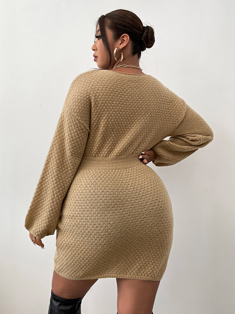 Long Sleeve Sweater Dress