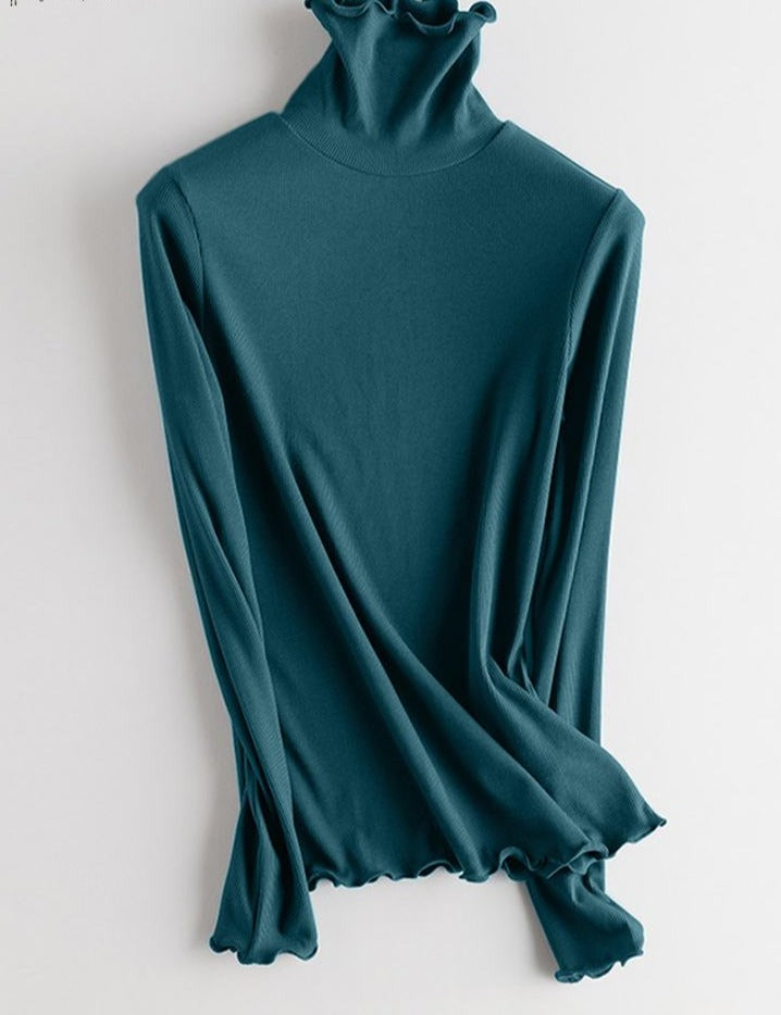 Long Sleeve Autumn Turtleneck Top