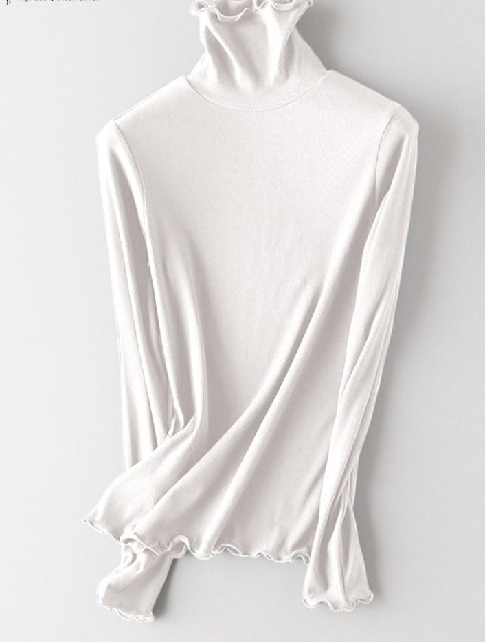 Long Sleeve Autumn Turtleneck Top