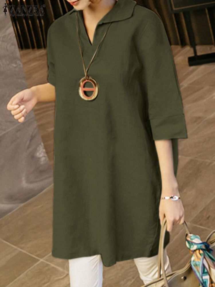 Elegant Oversized V-Neck Tunic