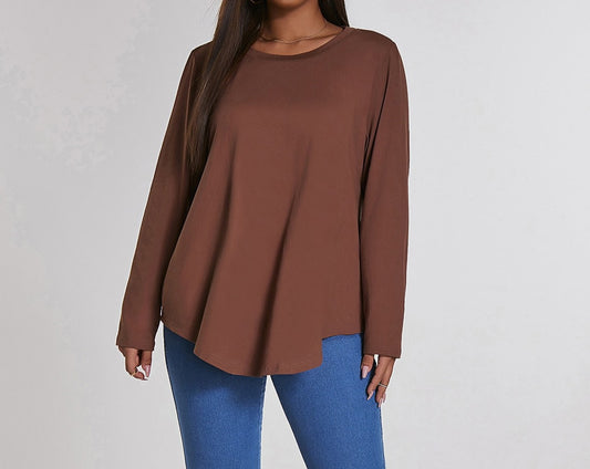 Casual Plus-Size Top