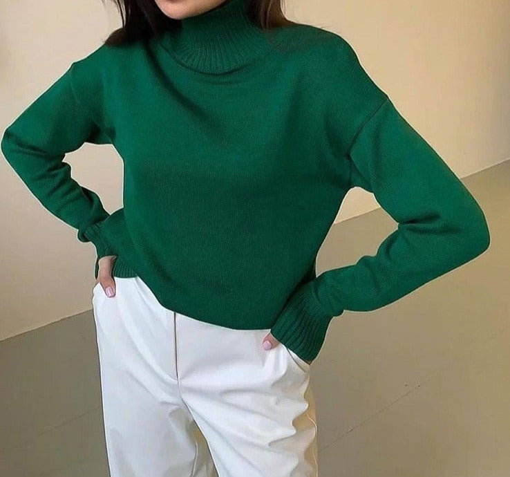 Turtleneck Pullover Sweater