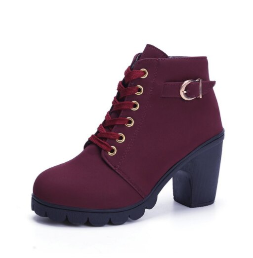 Ladies Suede Ankle Boots