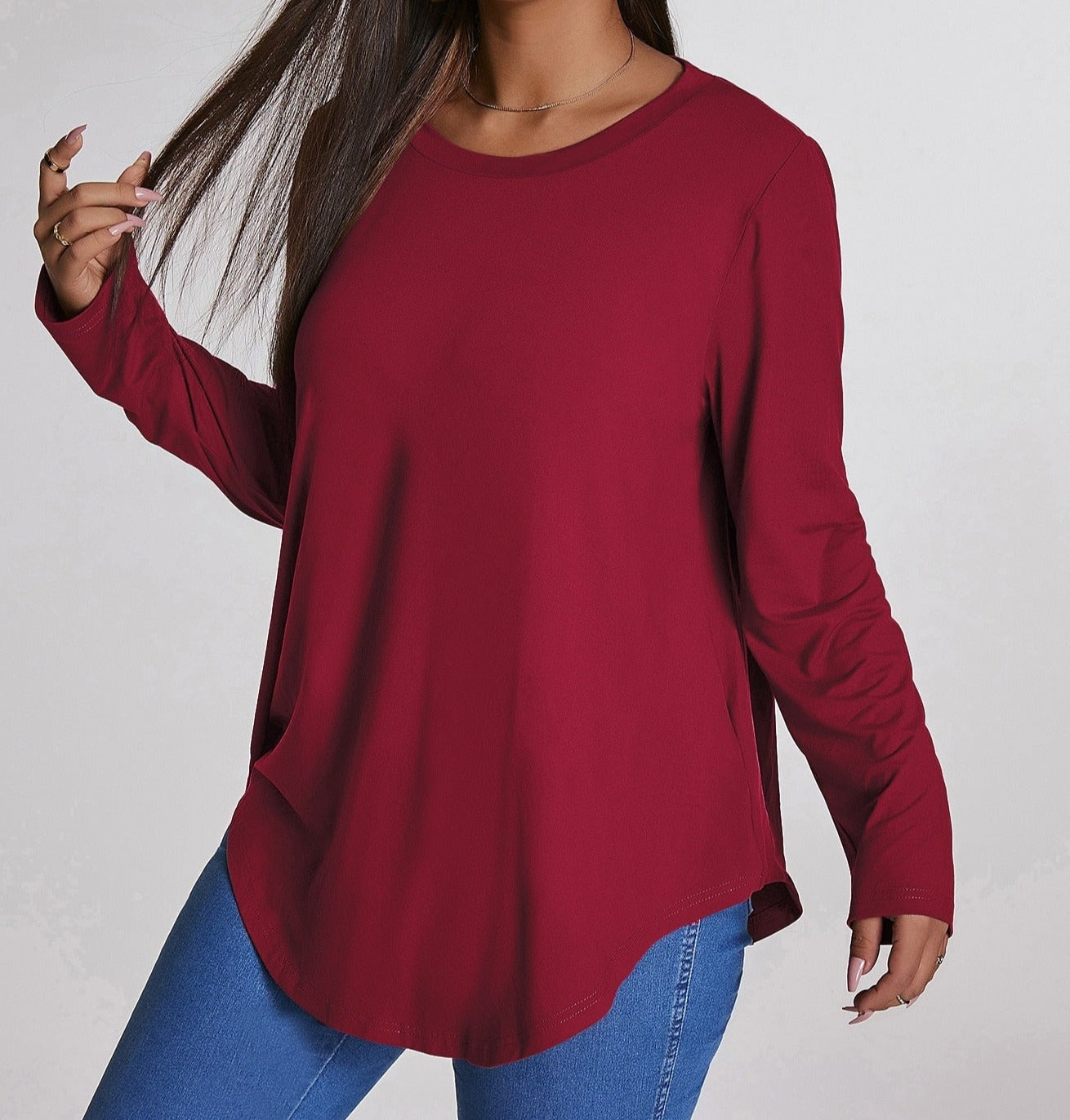 Casual Plus-Size Top