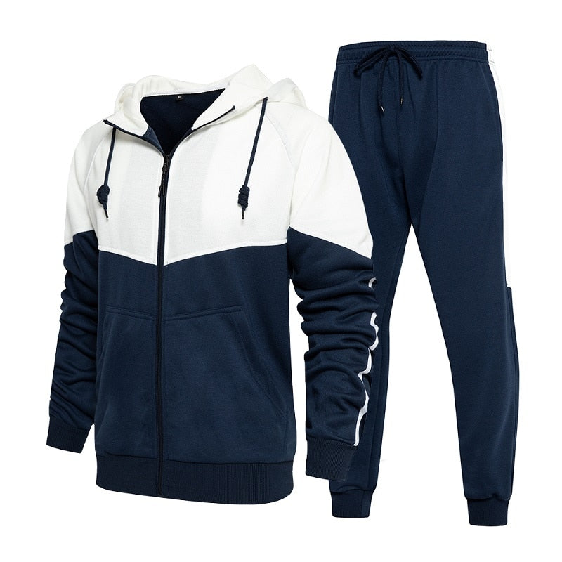 Men's  2-Piece Zippered Hoodies