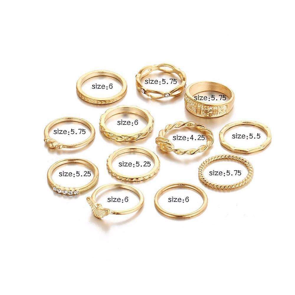 Golden Ring Set for Women