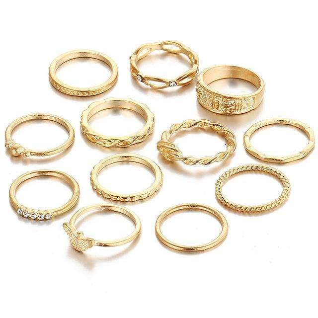 Golden Ring Set for Women