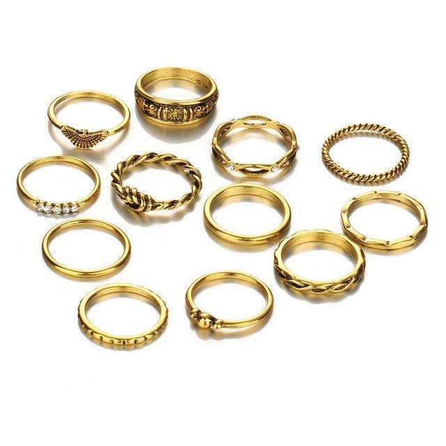 Golden Ring Set for Women