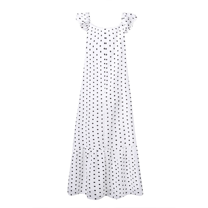 Bohemian Polka dot Summer Sundress for Women