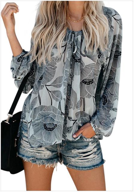 Ladies Pattern Printed Blouse