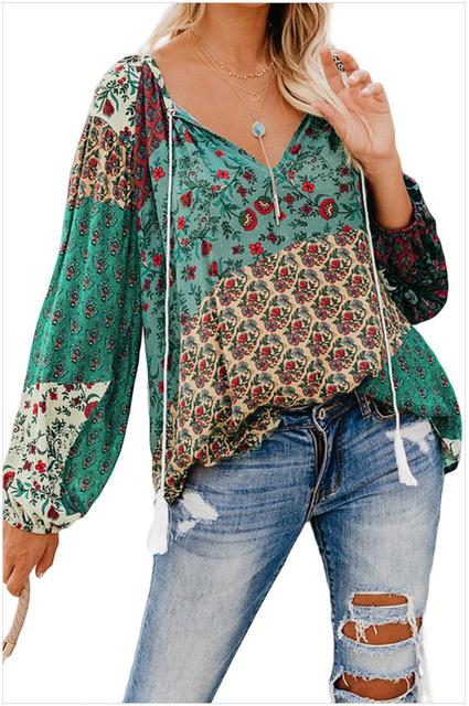 Ladies Pattern Printed Blouse