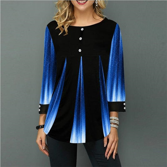 3/4 Sleeve Women's Summer Blouse