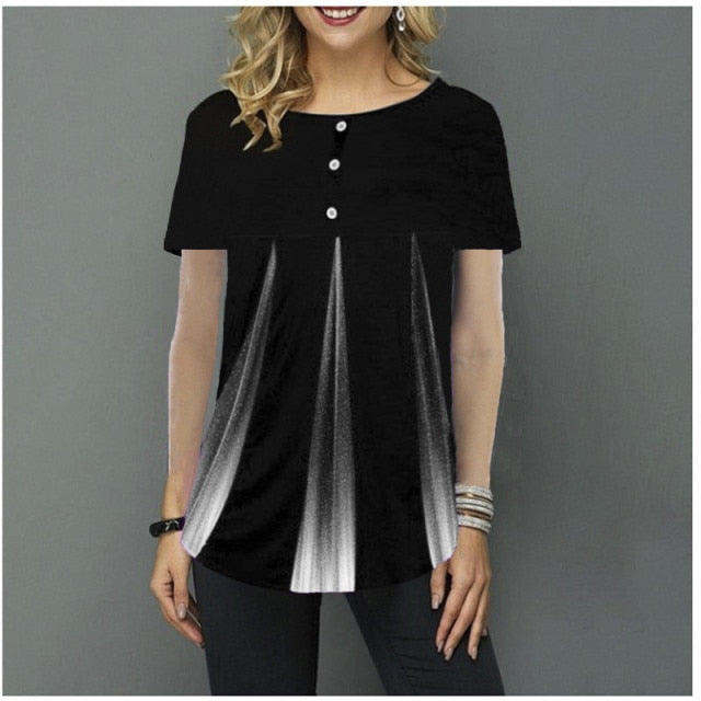 3/4 Sleeve Women's Summer Blouse