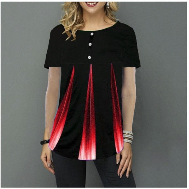 3/4 Sleeve Women's Summer Blouse