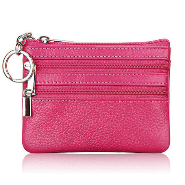 Women's Leather Wallet Clutch