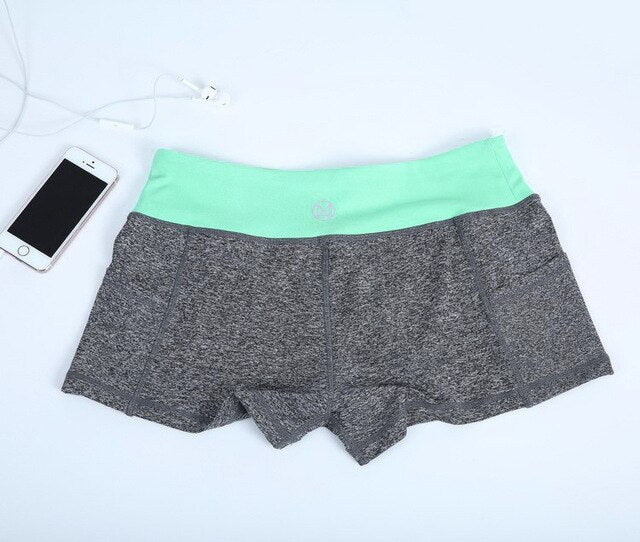 Ladies Side Pocket Fitness Shorts