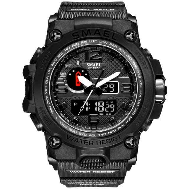 Men's 50M Waterproof Military Watch