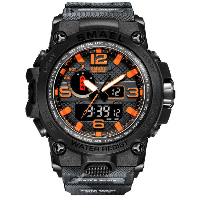 Men's 50M Waterproof Military Watch