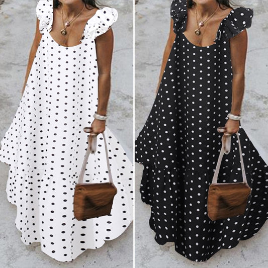 Bohemian Polka dot Summer Sundress for Women