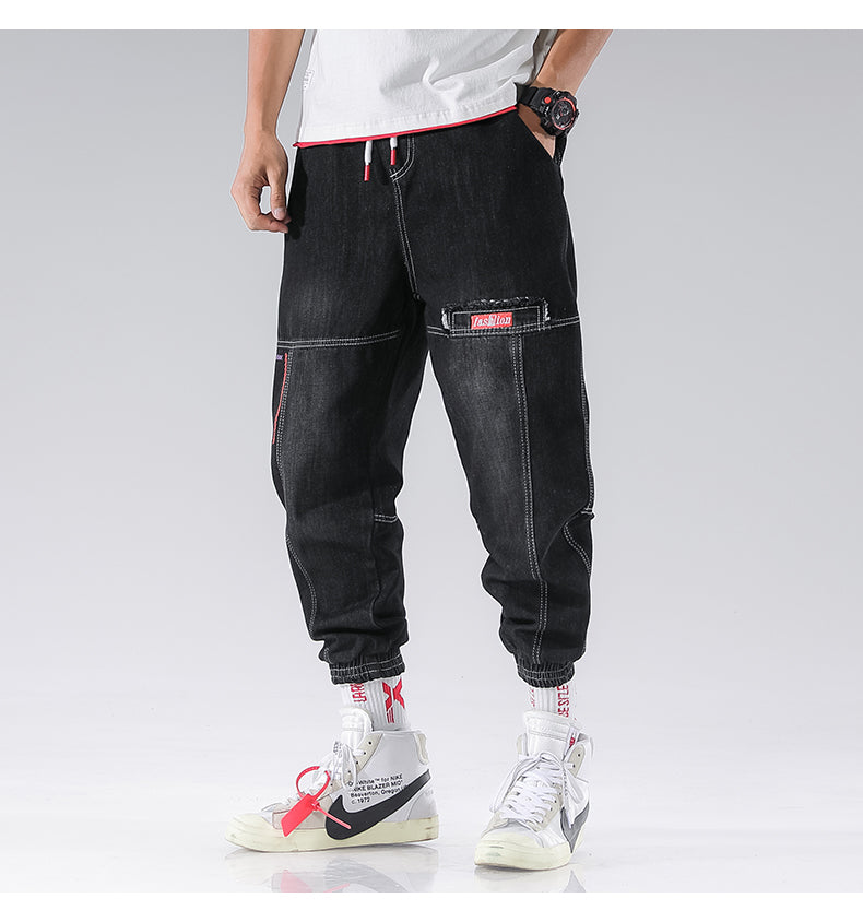 Elastic Cargo Pants for Men