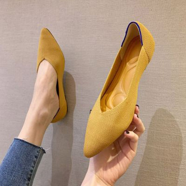 Ladies Fashion Chic Flat Bottom Shoe