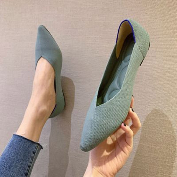 Ladies Fashion Chic Flat Bottom Shoe