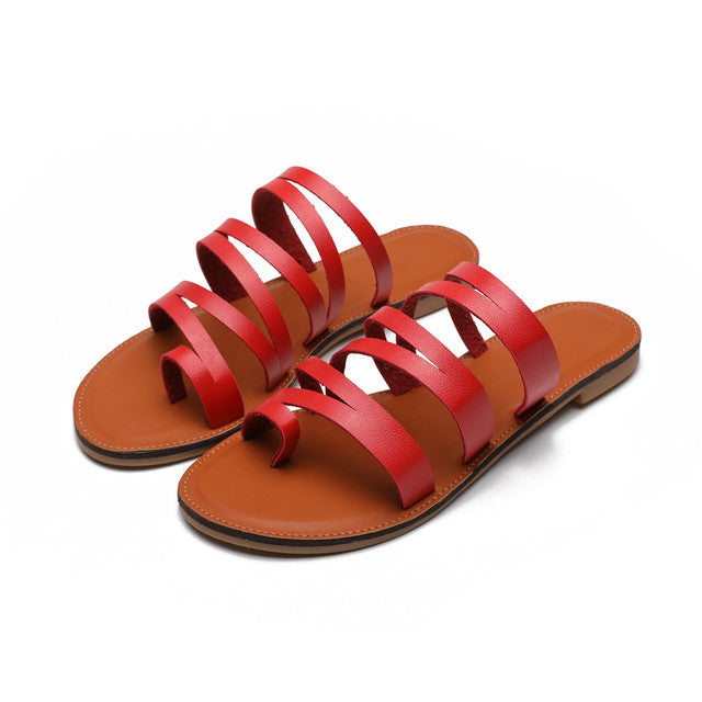 Ladies European Seaside Sandals