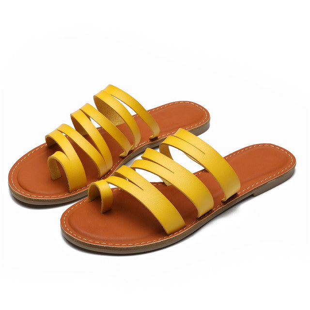 Ladies European Seaside Sandals