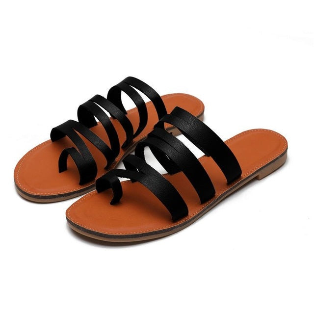 Ladies European Seaside Sandals