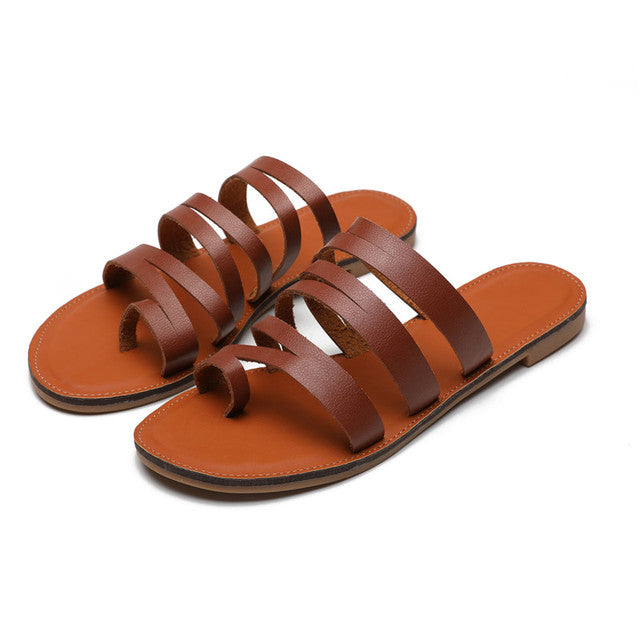 Ladies European Seaside Sandals