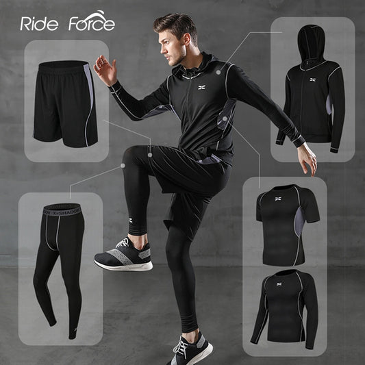 Men's 5 Piece Compression Suit