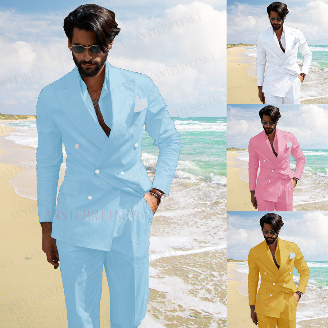 Summer Suave Linen Suit