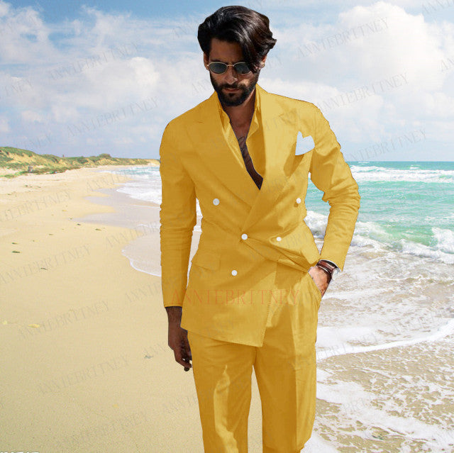 Summer Suave Linen Suit