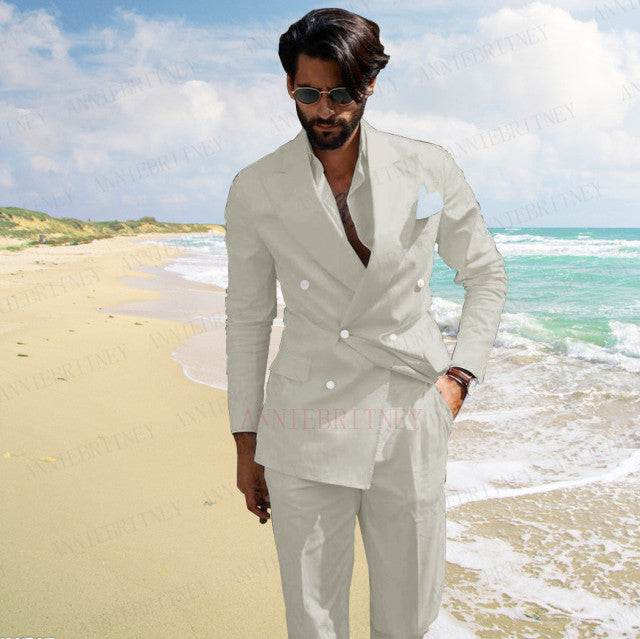 Summer Suave Linen Suit