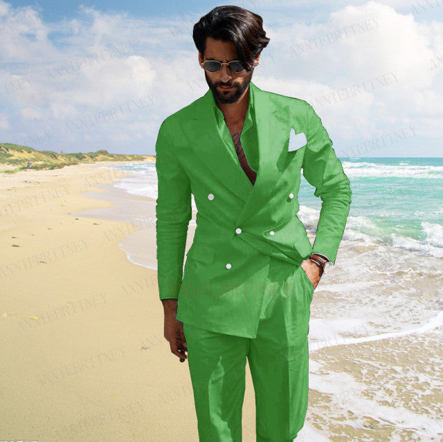 Summer Suave Linen Suit