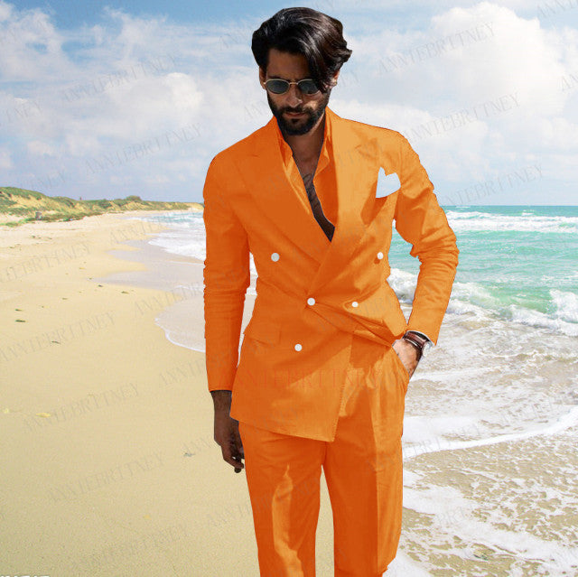 Summer Suave Linen Suit