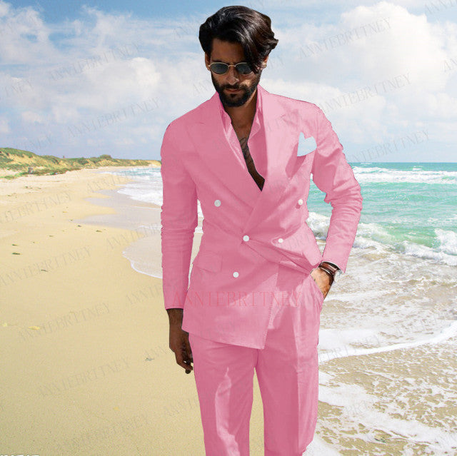 Summer Suave Linen Suit