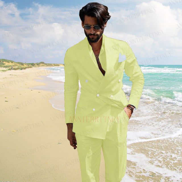 Summer Suave Linen Suit