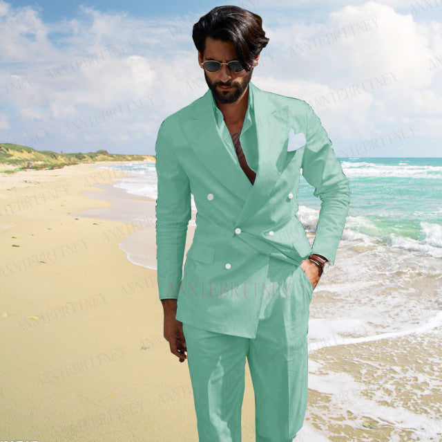 Summer Suave Linen Suit