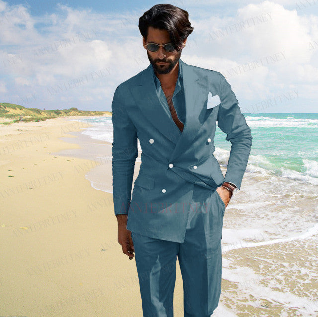 Summer Suave Linen Suit