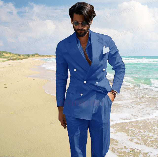 Summer Suave Linen Suit