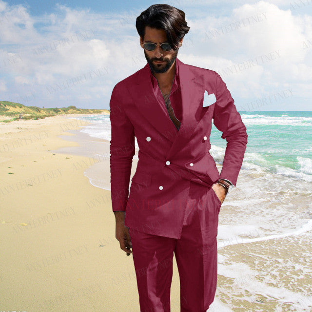 Summer Suave Linen Suit