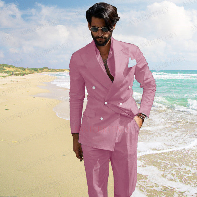 Summer Suave Linen Suit